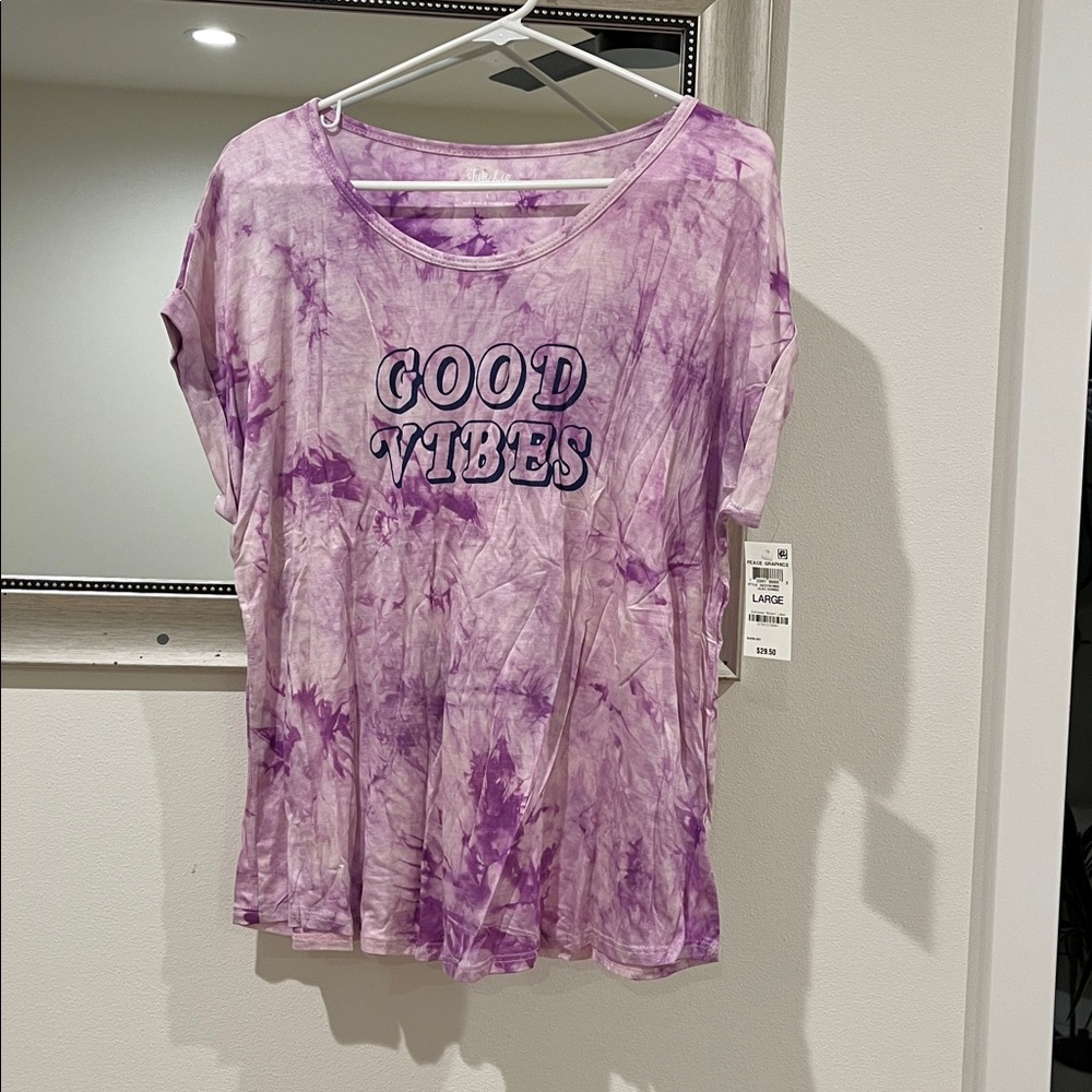 Style & Co Good Vibes Tee